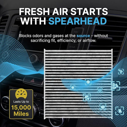 Spearhead Odor Defense Breathe Easy Cabin Filter | Fits 13-18 Altima/16-23 - Image 5
