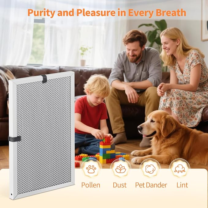 2-Pack 16x25x1 MERV 8 Reusable & Washable Electrostatic Air Filters - Image 7