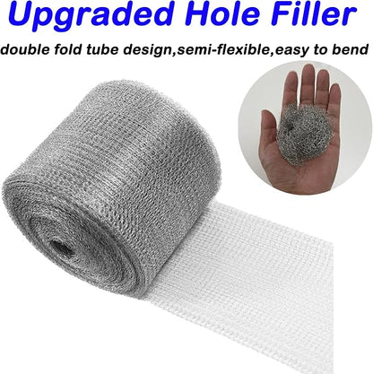 Wire Mesh Hole Fill Fabric 5 in X 103Ft, Weep Holes Filler and Covers, Upgraded - Image 3