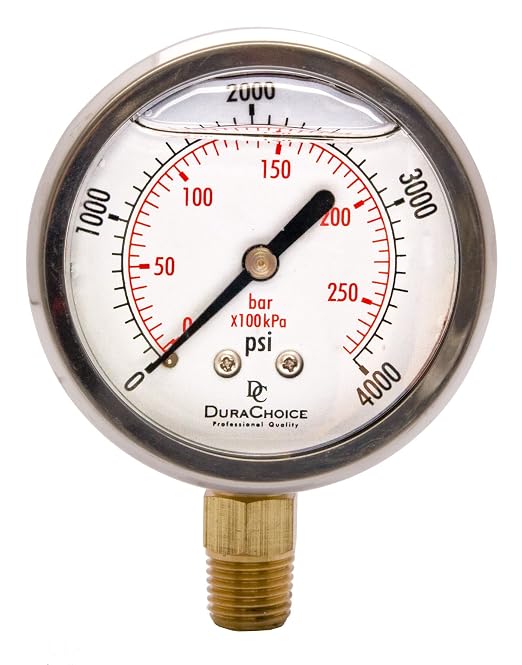 2-1/2" Oil Filled Pressure Gauge - Image 2