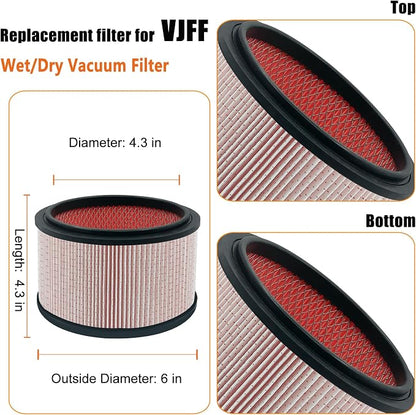 VJFF Replacement Fine Dust Filter Fits Vacmaster VFB511B 0201 Beast/ VWMB508 - Image 2