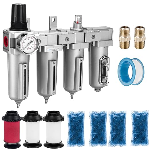 NANPU 3/4" NPT Industrial Grade 4 Stage Air Drying System by NANPU