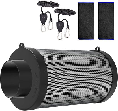 4 Inch Air Carbon Filter for Grow Tent, Smellines Control by HYDROWE