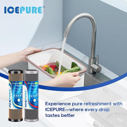 ICEPURE 2.5" x 10" Whole House CTO Activated Carbon Water Filter Combo Kit - Image 9