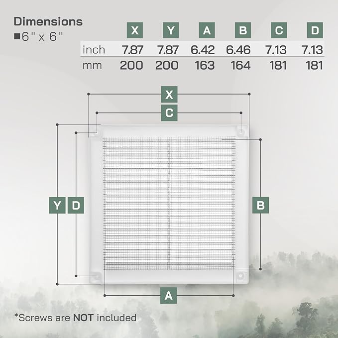 Vent Systems 6" x 6" Inch - Image 2