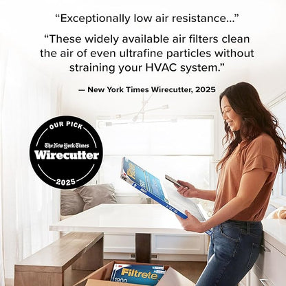 Filtrete 18x24x1 AC Furnace Air Filter, MERV 13, MPR 1900, Premium Allergen - Image 2