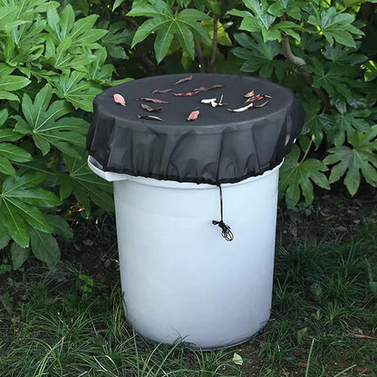 Rain Mesh Cover, Mesh Cover for Rain Barrels, Drawstring Leaf Filter Water - Image 3