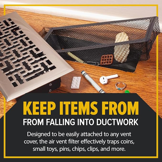 HAAK - Floor Vent Cover Trap, Durable Screen That Attaches Easily to Vent Covers - Image 5