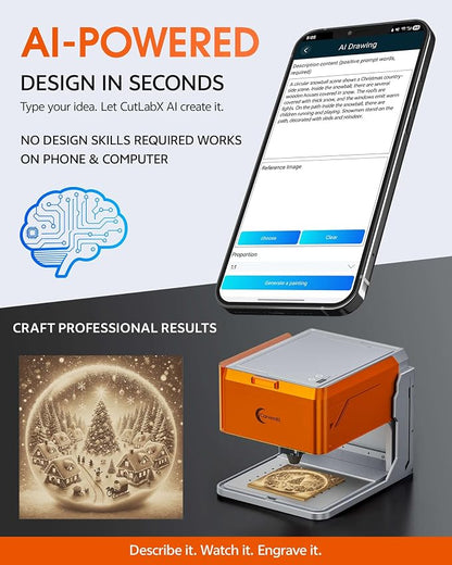 5W Desktop Laser Engraver with Camera, WiFi & AI, A1 Pro AA Beginner Smart - Image 3