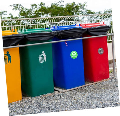 9pcs Trash Can Stickers for Waste Sorting Self-Adhesive Garbage Classification - Image 6