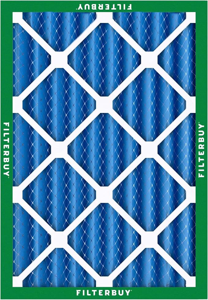 Filterbuy 20x25x4 Air Filter MERV 13 Optimal Smoke & Allergy Defense, - Image 9