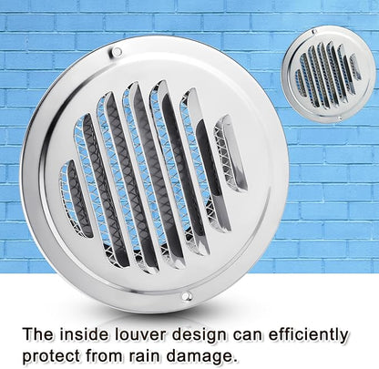 Zonon 36 Pcs Stainless Steel Soffit Vents 4 Inch Round Dryer Vent Cover - Image 7