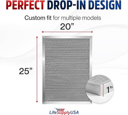 20x25x1 Electrostatic Air Filter, MERV 8, Reusable Furnace AC/HVAC Filter - Image 6