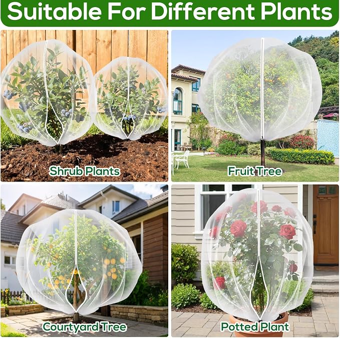 5.9 x 5.9 ft Fruit Tree Netting Cover - Image 8