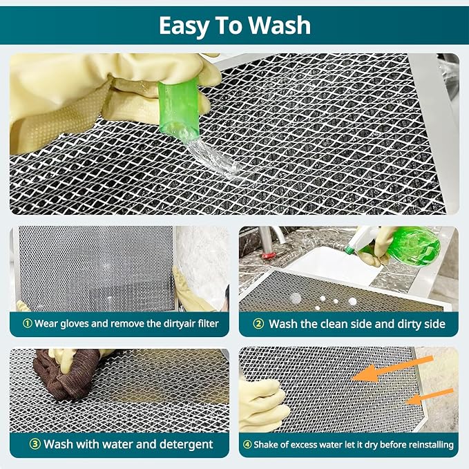 Torjim 24x30x1 MERV8 Washable Reusable Electrostatic Air Filter, AC/HVAC - Image 6