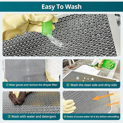 Torjim 24x30x1 MERV8 Washable Reusable Electrostatic Air Filter, AC/HVAC - Image 6