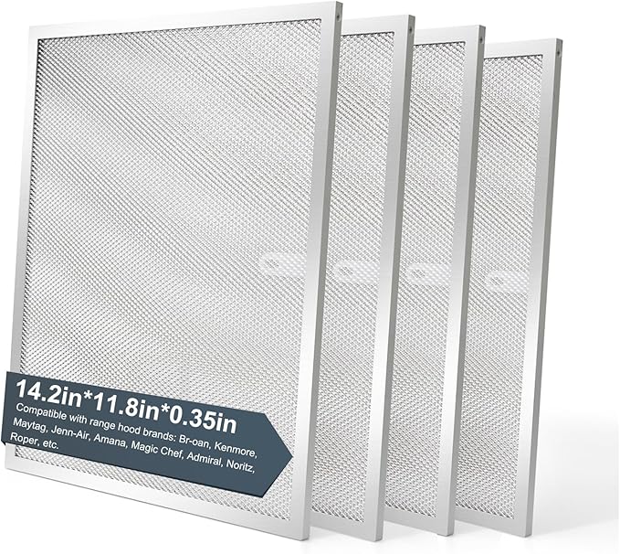 BPS1FA30 Range Hood Grease Filter 11-3/4" x 14-1/4" Aluminum Filter Compatible by oneket