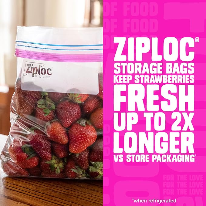 Ziploc Gallon Food Storage Bags, Stay Open Design - Image 5