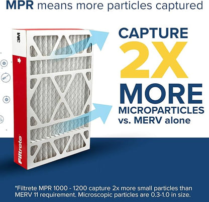 Filtrete 20x25x6 AC Furnace Air Filter, MERV 11, MPR 1000, Fits AprilAire - Image 4
