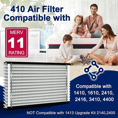 2-Pack 410 Air Filter Replacement Compatible - Image 3