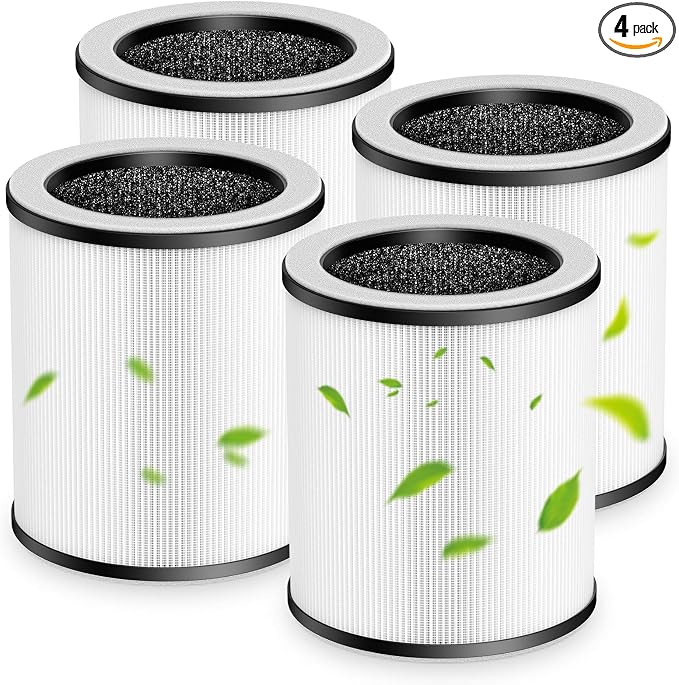 4 Pack P60 Replacement Filter Only Compatible by JORAIR