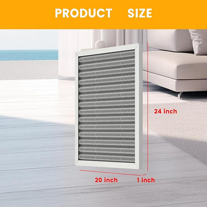 20x24x1 HVAC Furnace Air Filter, Lasts a Lifetime, the Last HVAC Filter You - Image 2