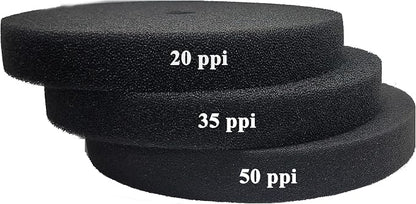 Aquarium Pond 5 Gallon Bucket DIY Bio Sponge Filter Media Pad Rounded 11x11 by Aqualexs