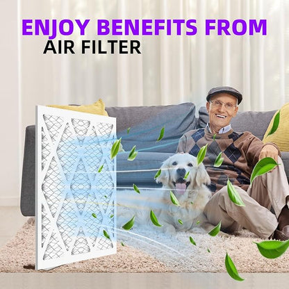 18x25x1 MERV 13 Pleated Air Filter MPR 1900 & FPR 10, Furnace Air Filters - Image 2