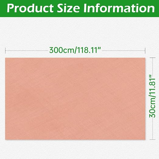 Copper Mesh Screen, 11.8" x 118", 40 Mesh, 99.9% Pure Copper, Woven Wire - Image 2