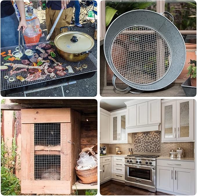 Stainless Steel Woven Wire Mesh, 304 Stainless Steel Mesh Sheet, Heat-Resistant - Image 5