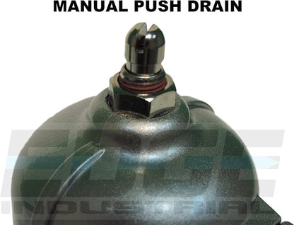 Heavy Duty Compressed AIR Filter Regulator Combo Piggyback, Metal Bowl - Image 8