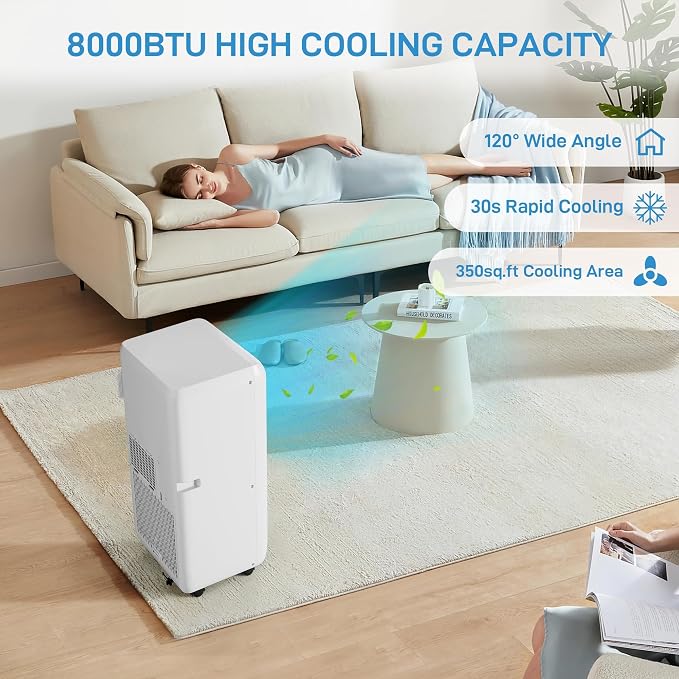 Portable Air Conditioner 8000 BTU - Image 3