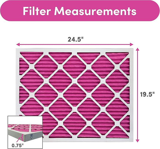 Colorfil 20x25x1 Air Filter | Made in the USA | Color Changing | Remove Cat and - Image 2