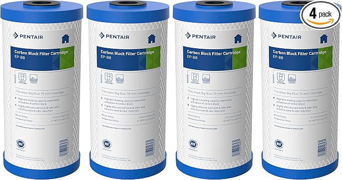 Pentair Pentek EP-BB Big Blue Carbon Water Filter, Whole House Carbon Block by PENTAIRPENTEK