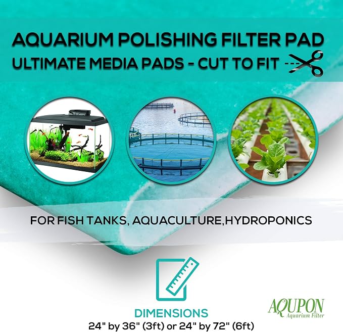 Aquarium Polishing Filter Pad 100 Micron Filters Media Pads - Image 5