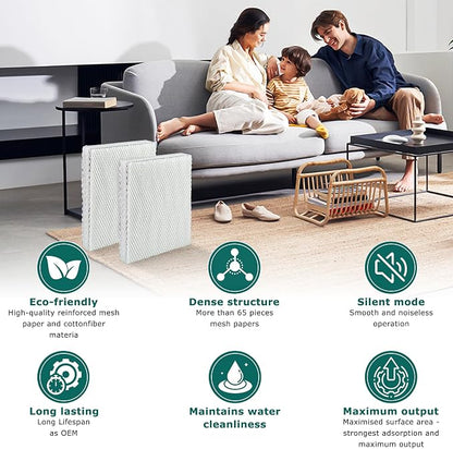 TOMOON 6 Pack Water Panel 35 for April.aire Humidifier, Compatible - Image 8