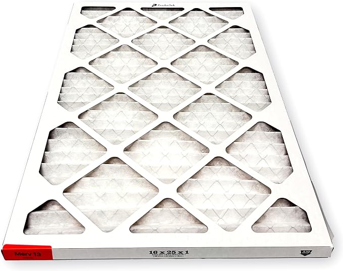 Proairtek AF16251M13SWH Model 16x25x1 Pack of 4 Air Filters, MERV 13; Ideal - Image 3