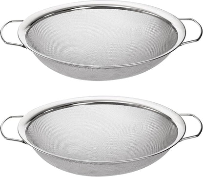 Jucoan 2 Pack Fine Mesh Paint Strainer, 11.5 Inch Stainless Steel 60 Mesh Paint by Jucoan