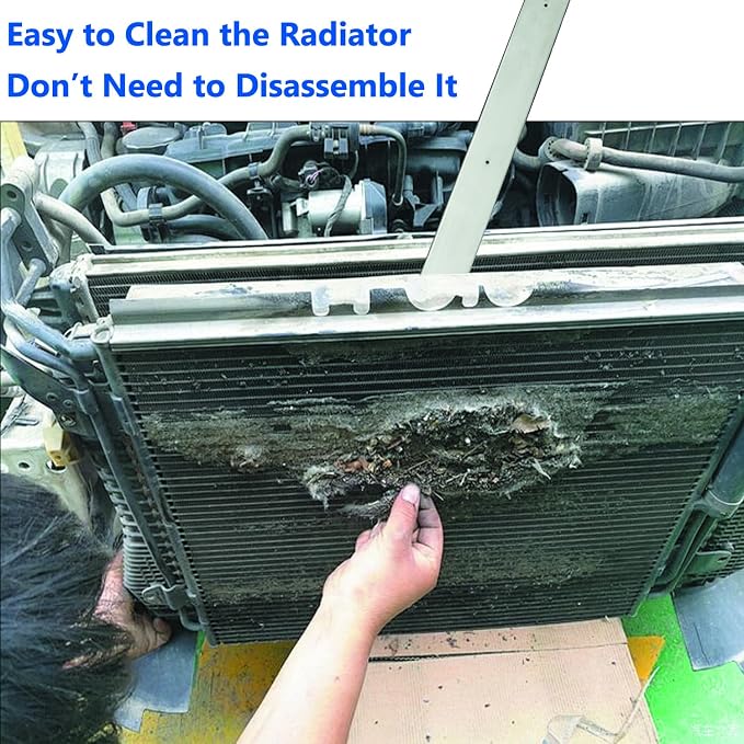 Lucstar Radiator Cleaning Wand & Car A/C Condenser Cleaner, Engine Cabin Air - Image 7