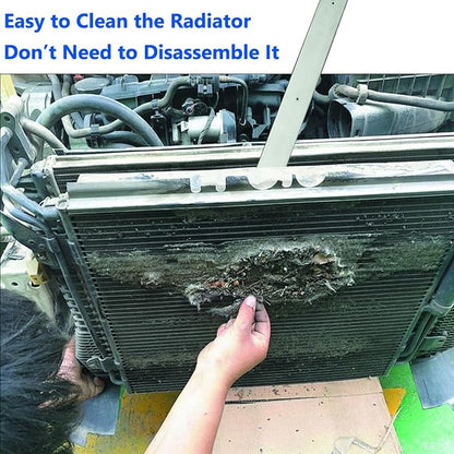 Lucstar Radiator Cleaning Wand & Car A/C Condenser Cleaner， Engine Cabin Air - Image 9