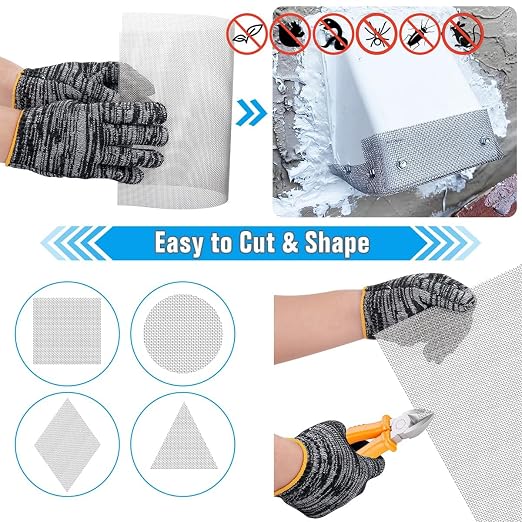 Valchoose Soft 304 Stainless Steel Mesh, 8 Pack Bendable Woven 8.3"X11.8" - Image 7