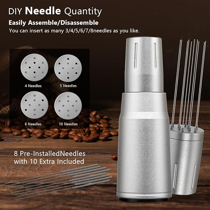 WDT Tool Espresso Distributor Accessory kit &1.7mm Thickness 150μm Mesh Puck - Image 2