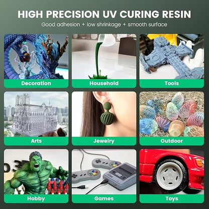 SUNLU 3D Printer Resin 3kg, Fast Curing Standard 3D Resin - Image 3