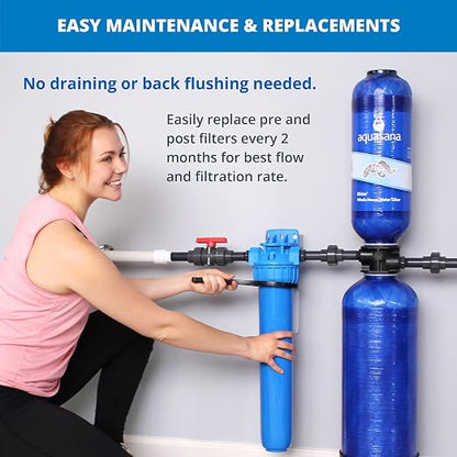 Aquasana Whole House Water Filter System | 1, 000 Gallons | Salt-Free Softener - Image 8