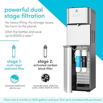 Avalon Self Cleaning Bottleless Water Cooler Water Dispenser - Image 5