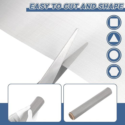 uxcell 120 Mesh 48" x 16" Woven Wire Mesh, 304 Stainless Steel Air Vent Filter - Image 4