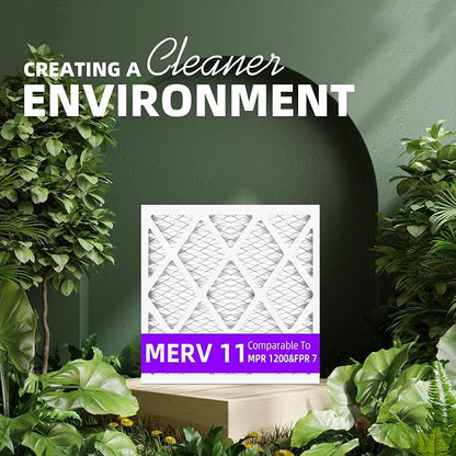 12x24x1 MERV 11 Pleated Air Filter MPR 1200 & FPR 7, Furnace Air Filters - Image 6