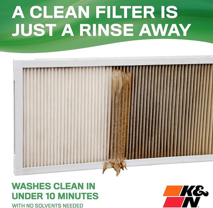 K&N 14X30X1 HVAC Furnace Air Filter, Lasts a Lifetime, Merv 13, the Last HVAC - Image 3