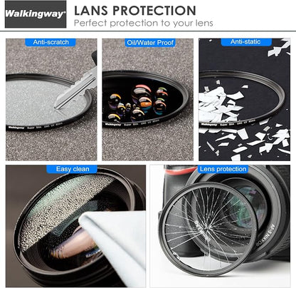 Walking Way 82mm UV Filter Ultra-Slim Nano-Coated UNC UV Multi-Layer Coatings - Image 4