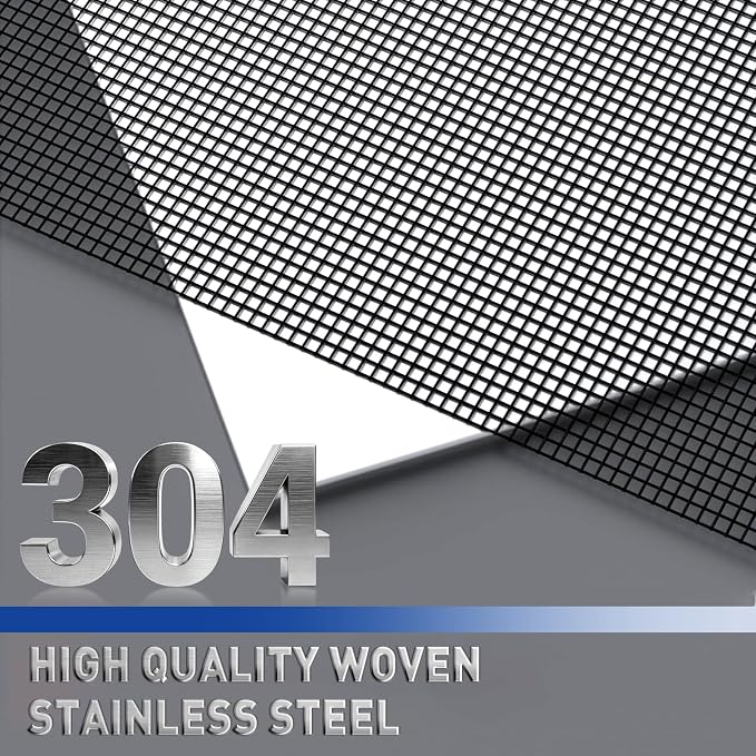 MAGZO 304 Stainless Steel Mesh Screen Roll 35in x 16ft - Image 3